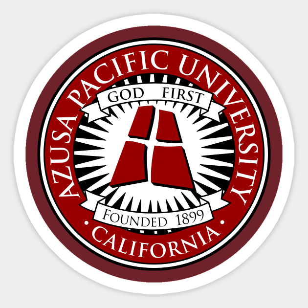 Azusa Pacific Sticker by FrigoArm